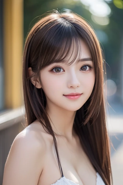 (((32ｋ, high details, high detail、masterpiece, attention to detail,Alone))), RAW photos  &   realistic atmosphere,Beautiful deep blue eyes,Detailed mouth, glossy lips , thin eyebrows on boots, beautiful eyes、 soft white skin that shines in every detail、Her...