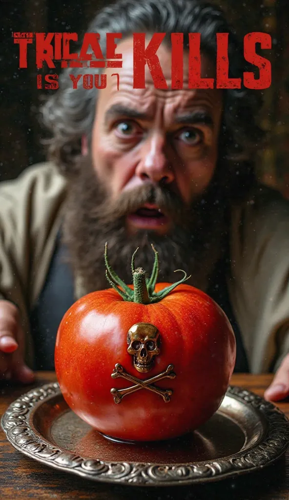 THUMBNAIL:
Image: A bright red tomato with a skull-and-crossbones on it, placed on an old fancy pewter plate.
Person: A 1700s nobleman (or chef) looking horrified, sweating, as if he's about to eat it.
Text: "THIS KILLS YOU?!" (Big, bold, high-contrast; "K...