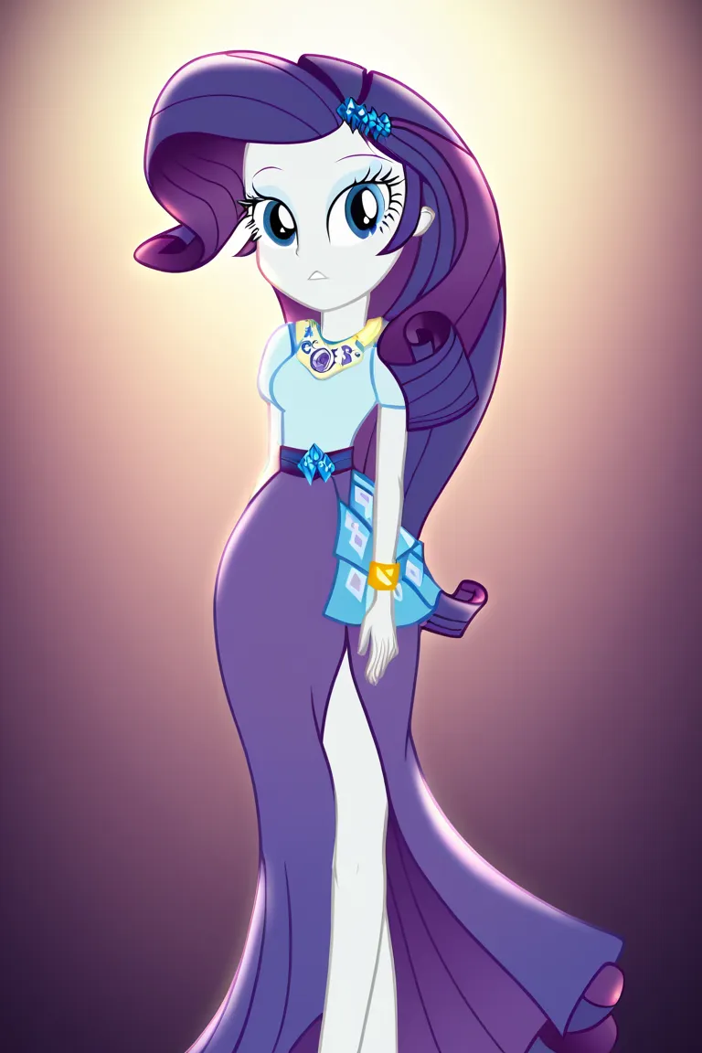 ((((( a girl))))), Alone , 
 MLP Cleanser, rarity, my little Pony, 
(((((((Equestria Girls, Show a well-defined appearance))))))), (((((( )))))), 
best body anatomy of the girl, detailed body anatomy of the girl, excellent body anatomy of the girl, proport...