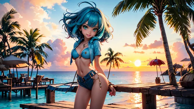 ((1girl, solo)), ((Realistic)), little, cute, young pretty girl, (()), ((young girl)), ((loli)), (()), ((skinny waist)), ((large breasts for a girl so young)), ((breasts defy gravity)), (short in stature), (beautiful girl), (dark tan girl), (pirate girl), ...