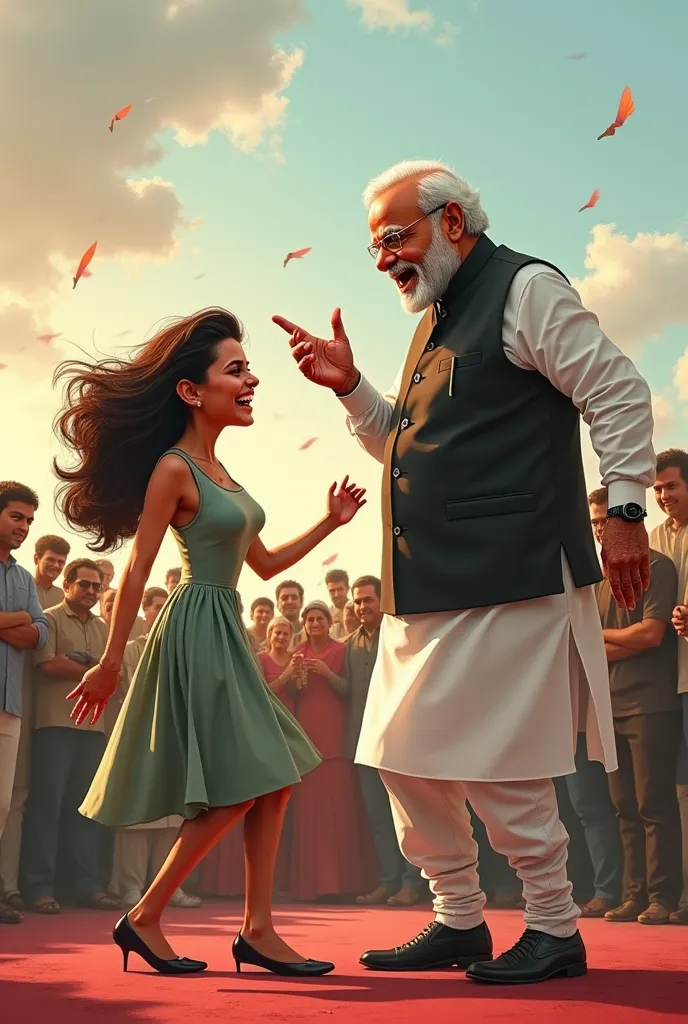 Modi says that Rahul dance in baar with his own GF 