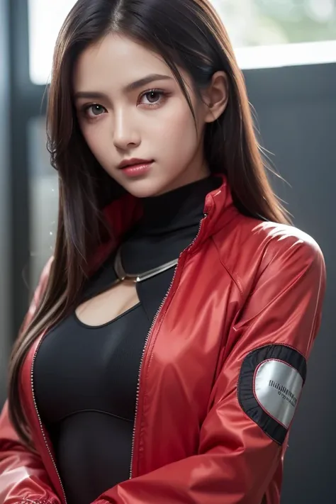 (8k,  top quality, Masterpiece:1.2),  ultra detail , Masterpiece,  Realistic Lighting ,Masterpiece,  top quality, Masterpiece,  Official Art, Extremely Fine CG Unity 8K Wallpaper ,  beautiful eyes in every detail  ,  light on face,  One Girl , , upper body...