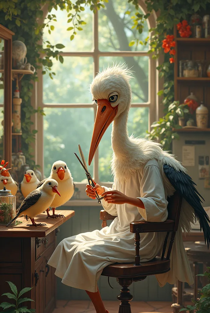 Barber stork