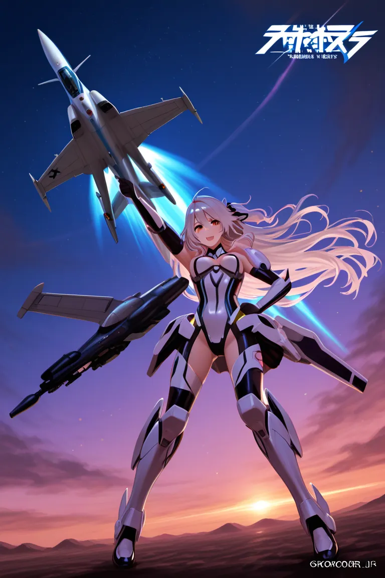    Macross Delta  。Variable Fighter Girls」series 1st「VF-31J Siegfried。Variable Fighter Girls。VF-31J Siegfried。battle。battle。Batroid。gawalk。 Fighter。3 Forms。universe。Universe。Enemies are aliens。enemies are aliens。   Macross Delta  、Variable Fighter Girls」se...