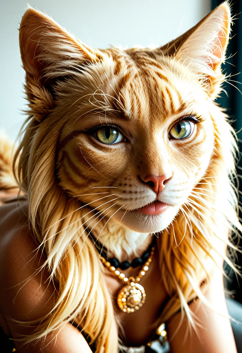 Gold cat