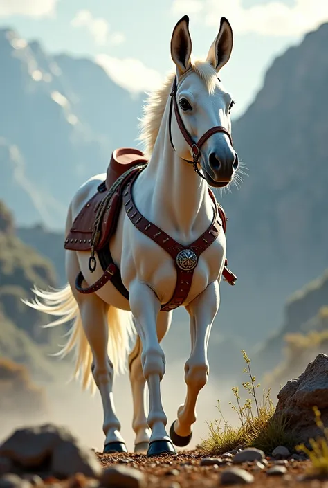 If Donkey in his white horse version were a Marvel character in a live action what would he be like?