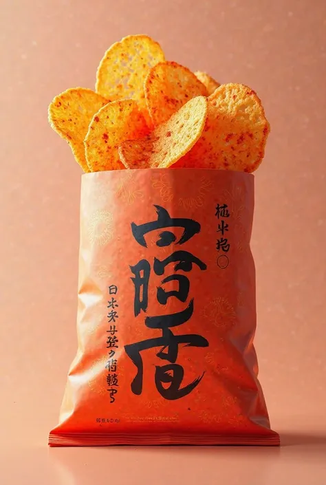 Japanese tomato  chips in packing 