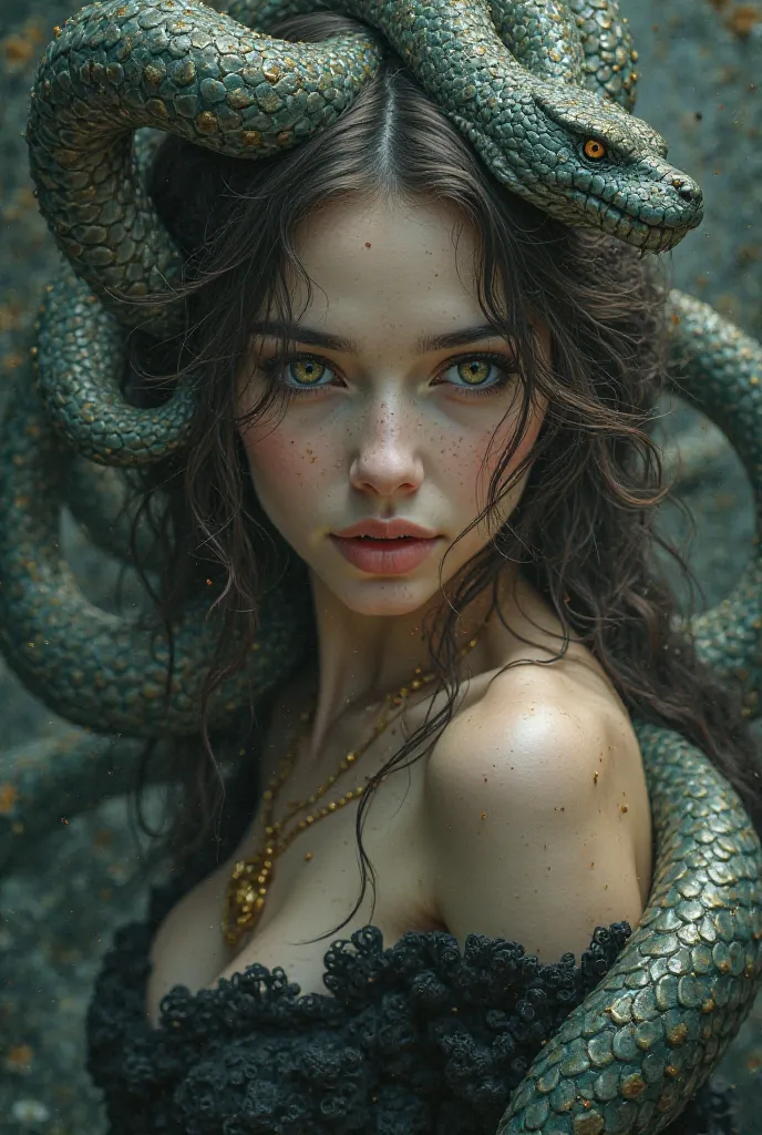 Most beautiful and gorgeous Girl with snakes 