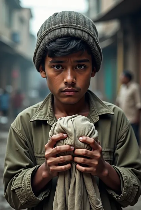 Yusuf's struggle**:  
   Yusuf is shown struggling with poverty, surrounded by his ren. His face shows worry, but he keeps the sheet safe Pakistan Lahore 