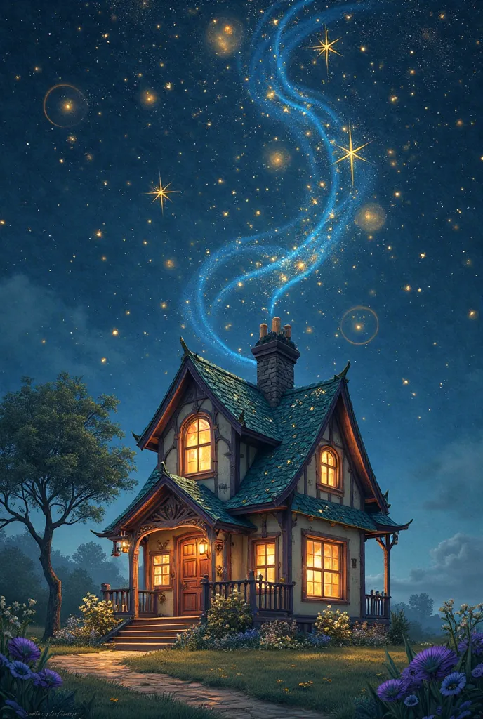 You look like a normal house but it look like a beautiful house with stars