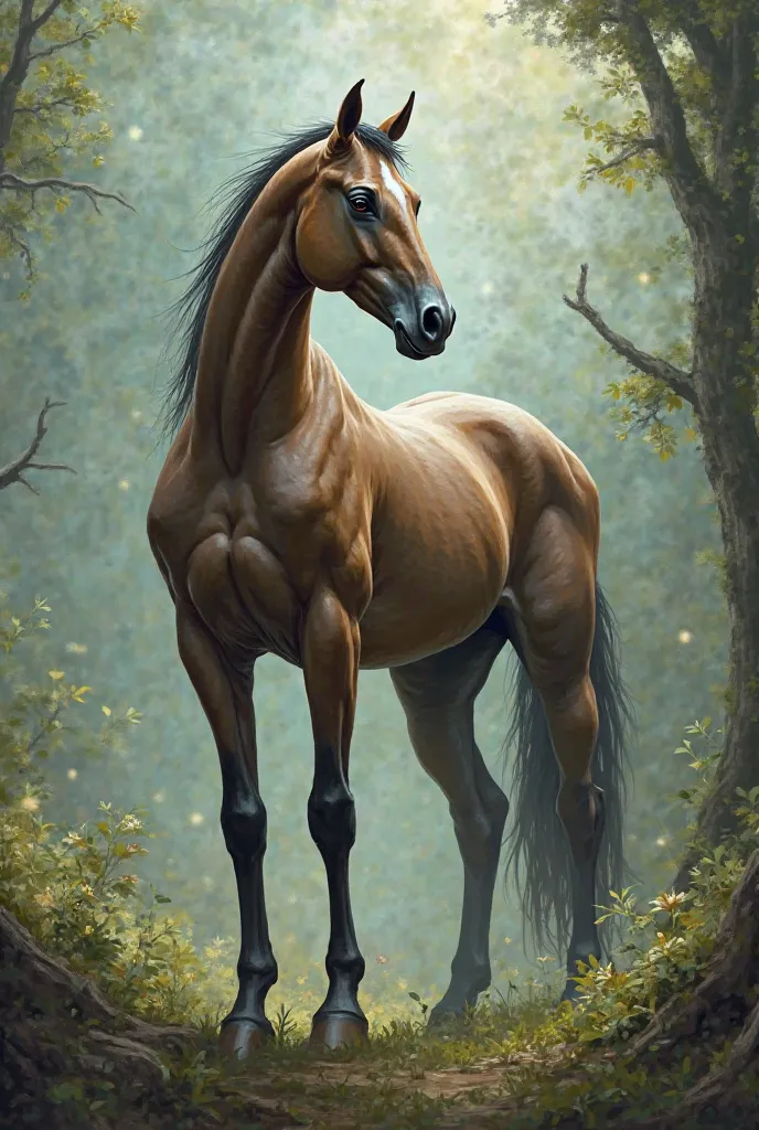 A hybrid animal of man and horse 