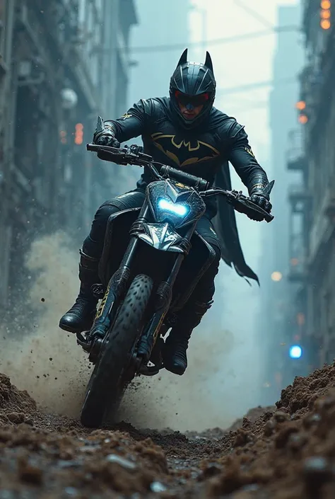 motocross with Batman deco kit