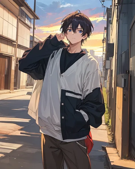 (2 Men:1.4),(2 Men:1.4),Male sports scholarship student,Refreshing Boy,naive boy,male character,(is cool:1.2),[cute],
black hair short hair, young,eye,(usually),(daily:1.2),(animeスタイル,anime効果,anime),,(The human body is structurally accurate ),(face:1.06),(...