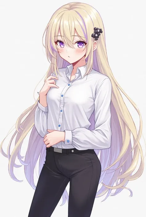 First brother named:Amaoto Kase
Sex:Male
Appearance:blonde hair at the ends of light purple hair, long hair to the neck, purple eyes, pierced two black circular ears.
A dress that you like to wear:white shirt, long sleeves, black pants, sandals(when my sis...