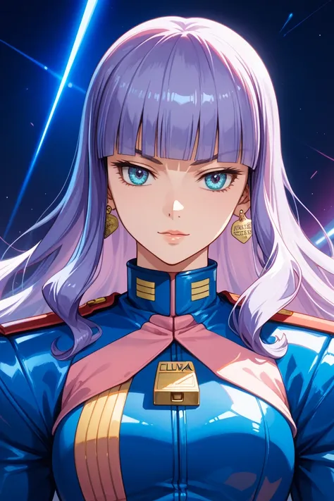 Mobile_suit_gundam_zz,{{{roux_louka}}},{{long silky hair}},purple hair,blue rubber suit,blunt bangs,sex