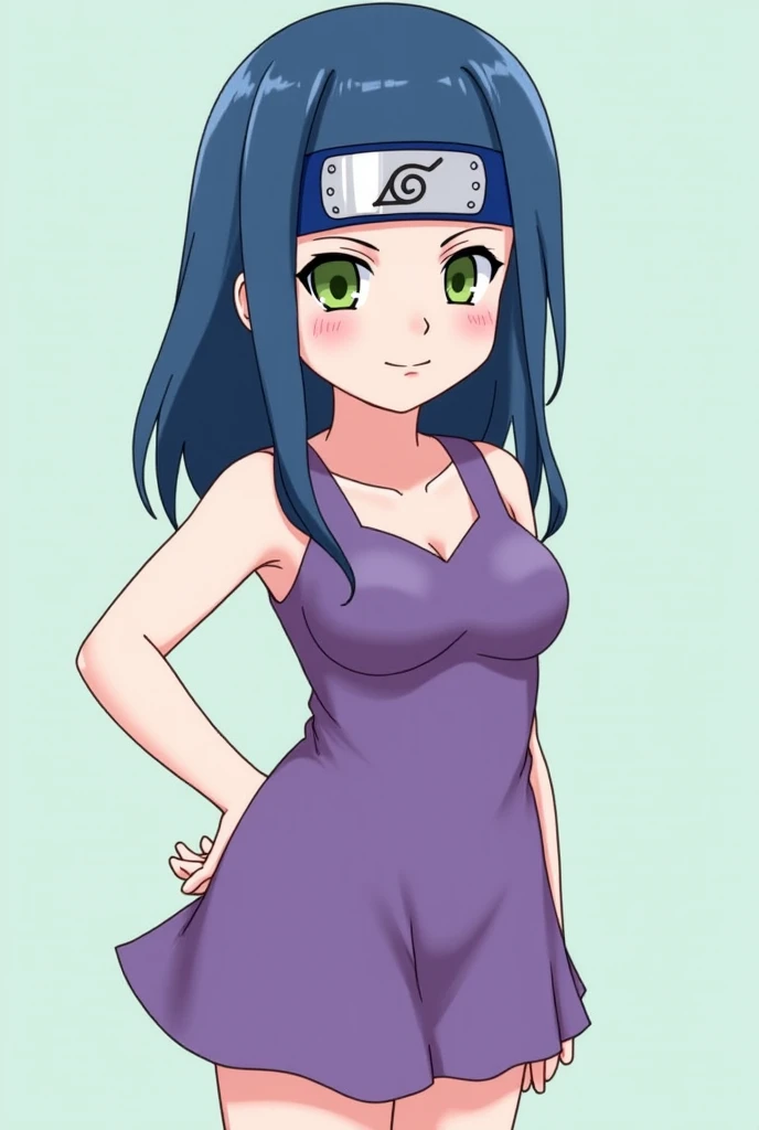 Nairobi Hyuuga is Hinata's older sister, a year older, is , born on August 30th, Her hair is blue up to her ass, her eyes are like those of her mother's green penetrating ripples, has big boobs for her age, she wears a purple dress that is short on the fro...