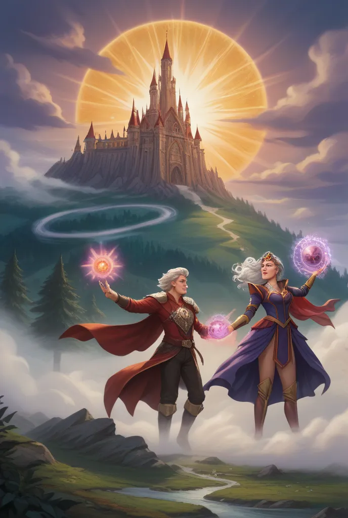 At the End of the World, where the sky kisses the golden mountains and the rivers whisper ancient secrets, there existed the Kingdom of Lumea, , an enchanted land where magic flowed as naturally as the wind through the crystalline trees.  

Lumea was gover...