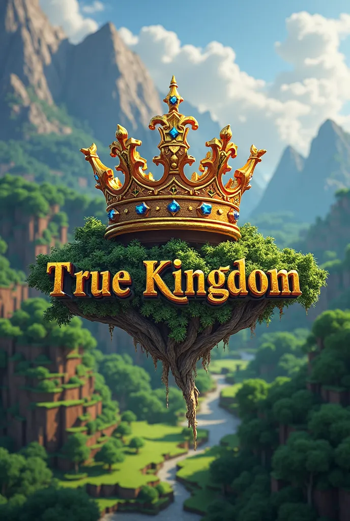 I need a Minecraft server kingdom logo the logo name is "True Kingdom" 