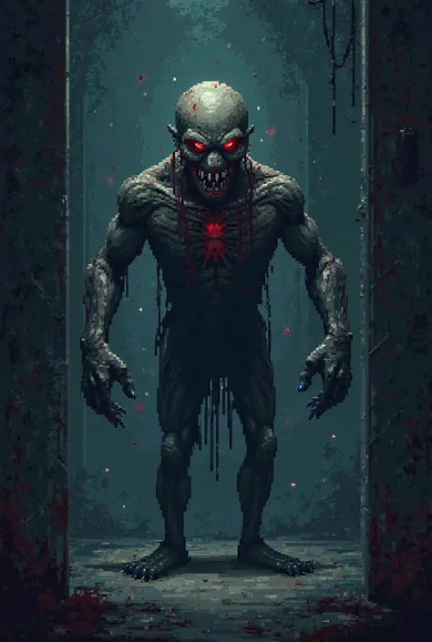 Pixel Art horror character