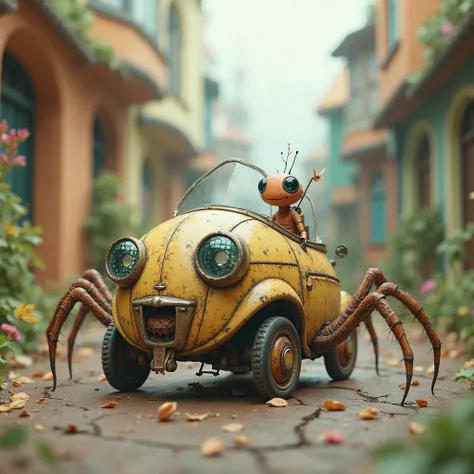 Little spider car