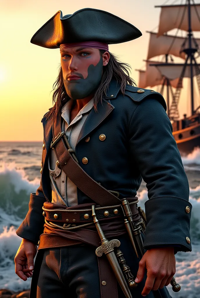 Create a pirate character based on this picture 