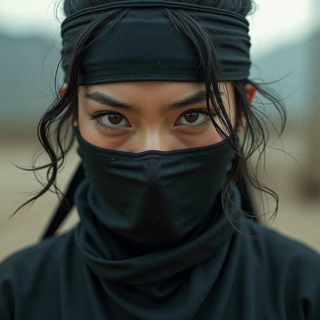 (((blockbuster movie promotional poster))), ((( Poster Art ))) , (((movie promotional poster design starring female ninjas))), (( a perfectly beautiful 20 year old Japanese female ninja)), (((目だけ見えているMasked))), high-definition CG Unity 8K wallpaper, 最high ...