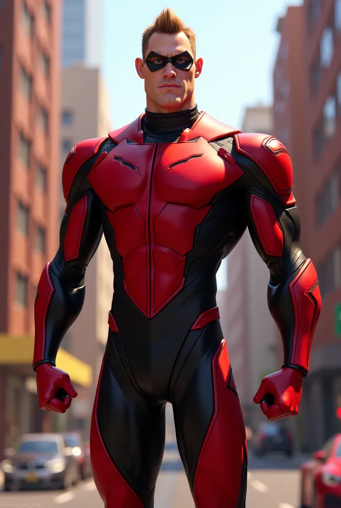 Can you make the suit similar to dash parr from incredibles