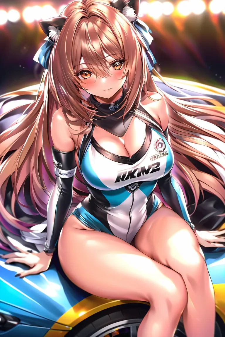 (highest quality:1.2,  Anime Artwork ,  anime style,  studio anime , very well detailed,  latest,  vibrant, anime coloring, High Contrast,  masterpiece:1.2, highest quality, Aesthetics at its best), brown hair, beautiful thighs,   Perfect body lines, skin ...