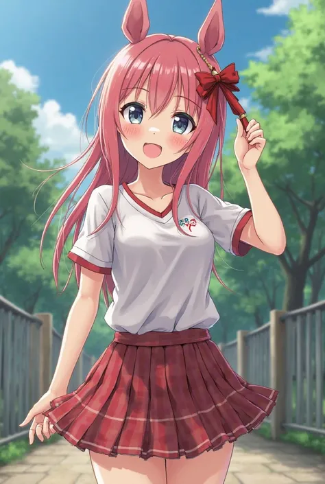 An anime girl showing her vegina 