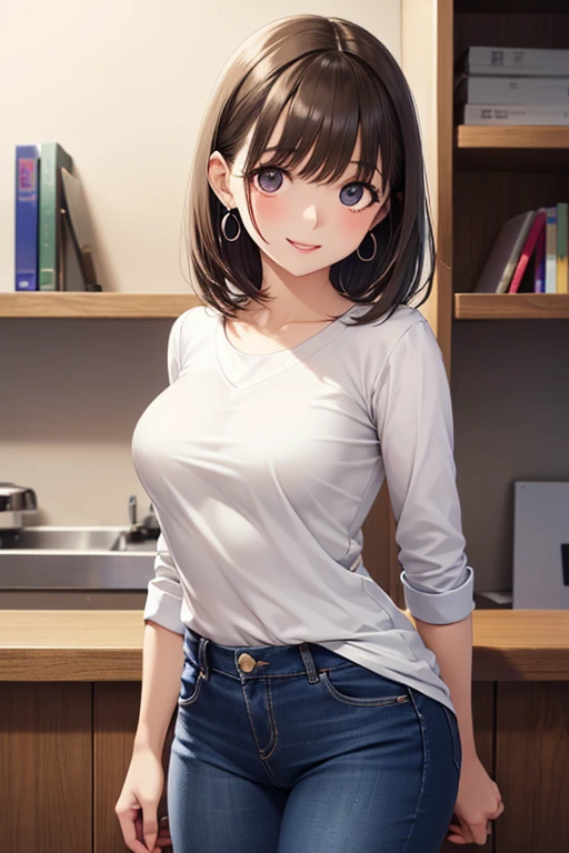 Anegasaki Nene, shiny brown hair, beautiful brown eyes, smiling face, sparkling pupils, (fine grain), highly detailed eyes, highly detailed face, highly detailed eyes,, (masterpiece:1.2, best quality), ((only1 girl)), cowboy shot,



NFFS W,  8k resolution...