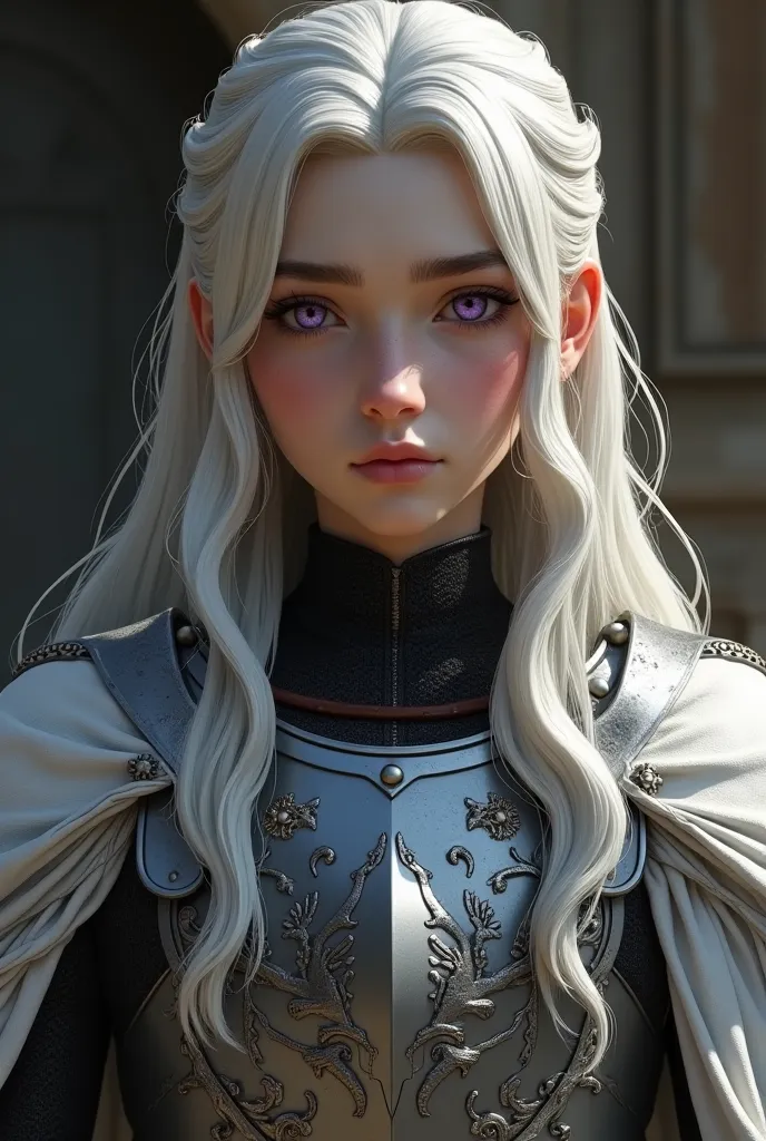 ### described the features of Aemon Targaryen:

- **the hair**:  
  Aymon has smooth silver hair, which is the hallmark of the Targaryen family.. His hair is long to He reaches his shoulders and tends to wave lightly when he moves.. The shine of his silver...