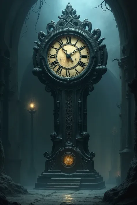 clock　of　dark icon