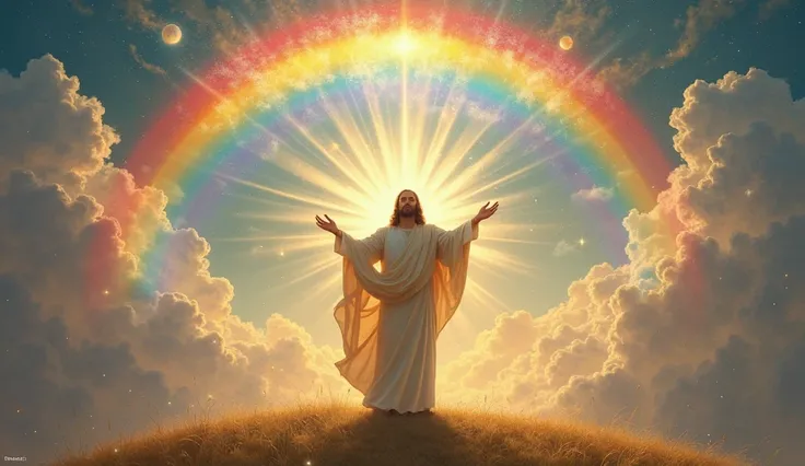 MAKE JESUS MAKING THE RAINBOW