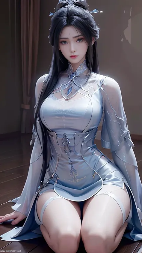 A white hair、Close-up of miss wearing white mask,  Beautiful character painting , Gu Weiss,   Gurwitz Style Artwork  , White-haired god, author：Yang Jie,  areolas detail characterization , 惊艳的角色艺术, author：Fan Qi, by Wuzhun Shifan,   It has a unique texture...