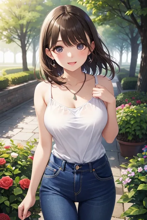 Anegasaki Nene, shiny brown hair, beautiful brown eyes, smiling face, sparkling pupils, (fine grain), highly detailed eyes, highly detailed face, highly detailed eyes,, (masterpiece:1.2, best quality), ((only1 girl)), cowboy shot,



(highest quality、 8k 、...