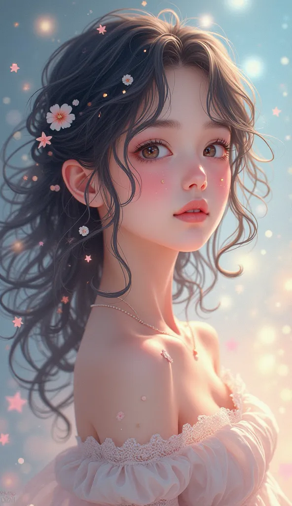  Beautiful anime girl 