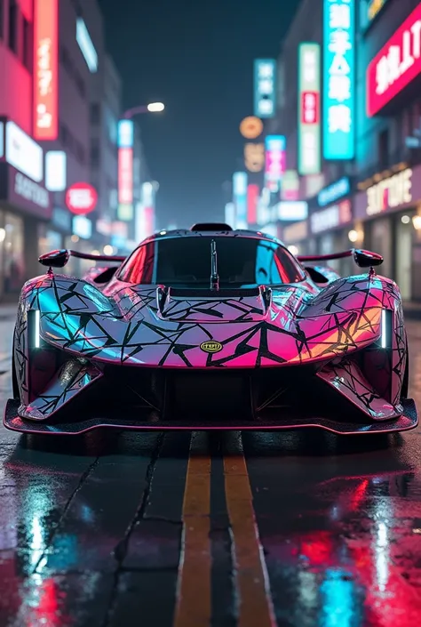 A lotus evija with a wrap inspired by need for speed Underground 