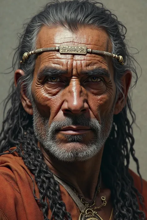 Maya leader,  realistic face 