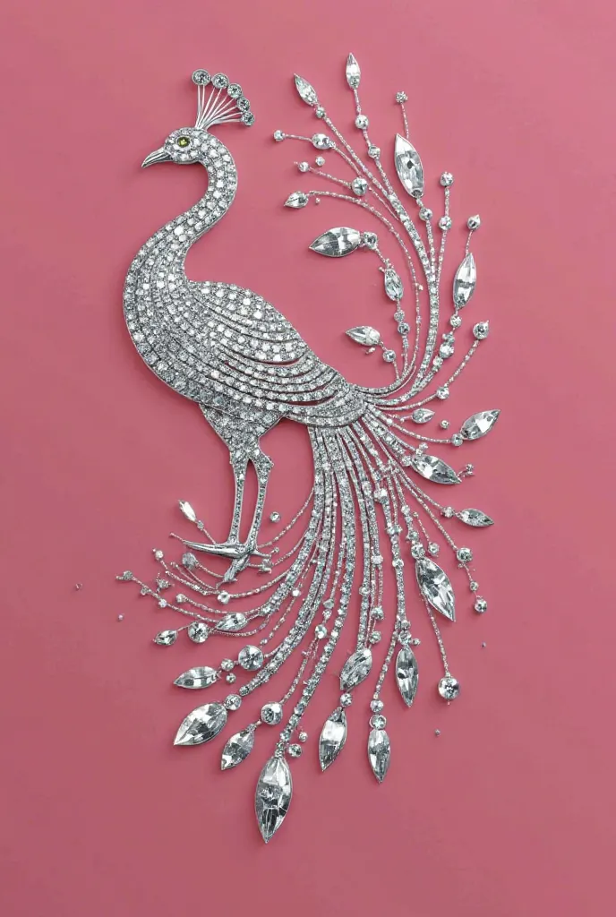 Create a logo for a semijewelry store name of the store (LUXLE SEMIJOIAS)  with an image of a peacock above the name I want a more abstract style, geometric and luxurious, transmitting power and royalty with feathers with some diamonds for silver colors wi...