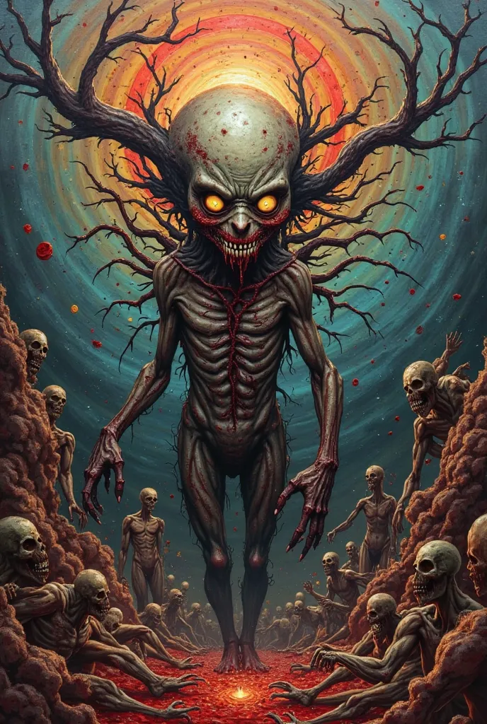 (design a surreal and brutal image combining pop culture and classical techniques with a ungodly nightmarish theme) by Mark Ryden
rich colors
Prefect light
terrorcore art
horrorcore art
brutalcore art
flawless scratch art
by Mark Ryden
inspired by Mark Ryd...