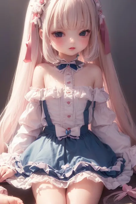 (petit little, ultra kawaii loli bishojo:1.3), (doll-like lolita, porcelain skin, (puffy, glassy eyes), delicate facial features:1.3), (petit, ultra kawaii loli, (2girls kiss:1.3), closed eyes), (ultra cute loli face:1.3), ((masterpiece)), ((best quality))...