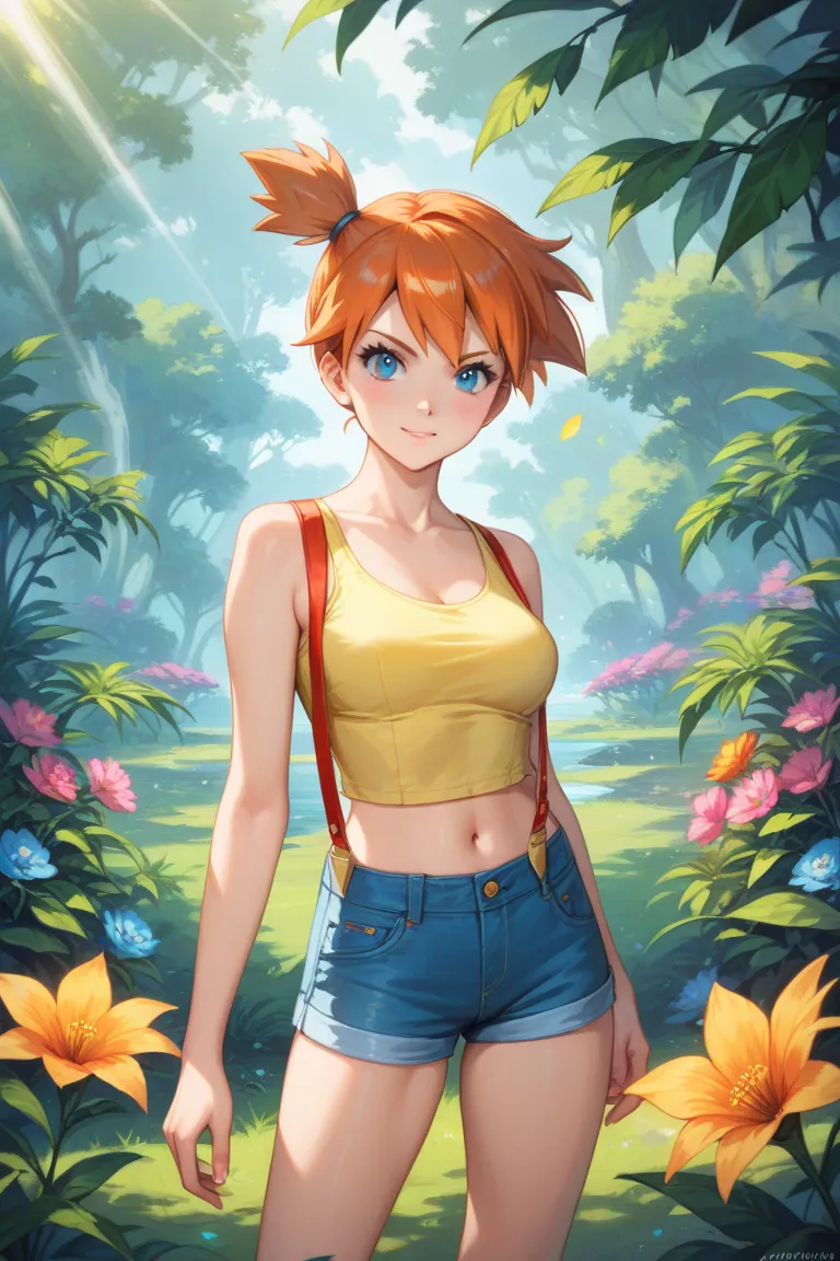 Misty from the anime pokemon legs 