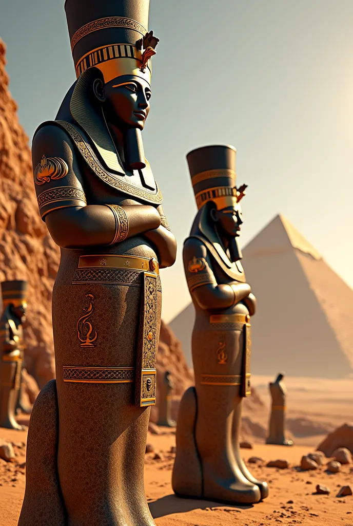 Images of majestic Pharaonic objects