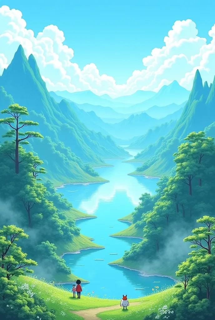 Studio Ghibli landscape wallpaper