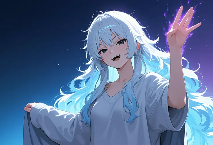 (upper body shot, solo:1.1), glowing aura, glowing body, photorealistic background and lighting, 4k, ultra detailed, extremely detailed, detailed background, Anime illustration, detailed anime artstyle, cinematic, volumetric lighting, aurora warm light, co...