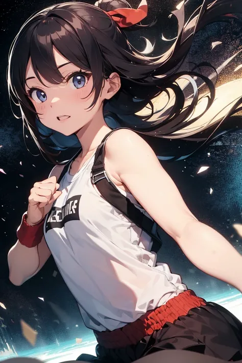 high quality, boxing girl
