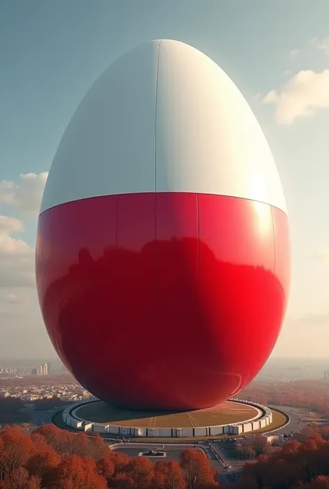 The egg is supposed to look epic with the flag of Poland 