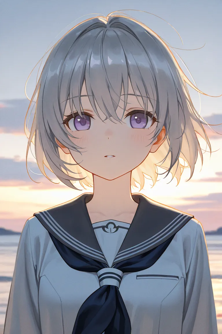   Long Gray Hair,  、 sailor suit