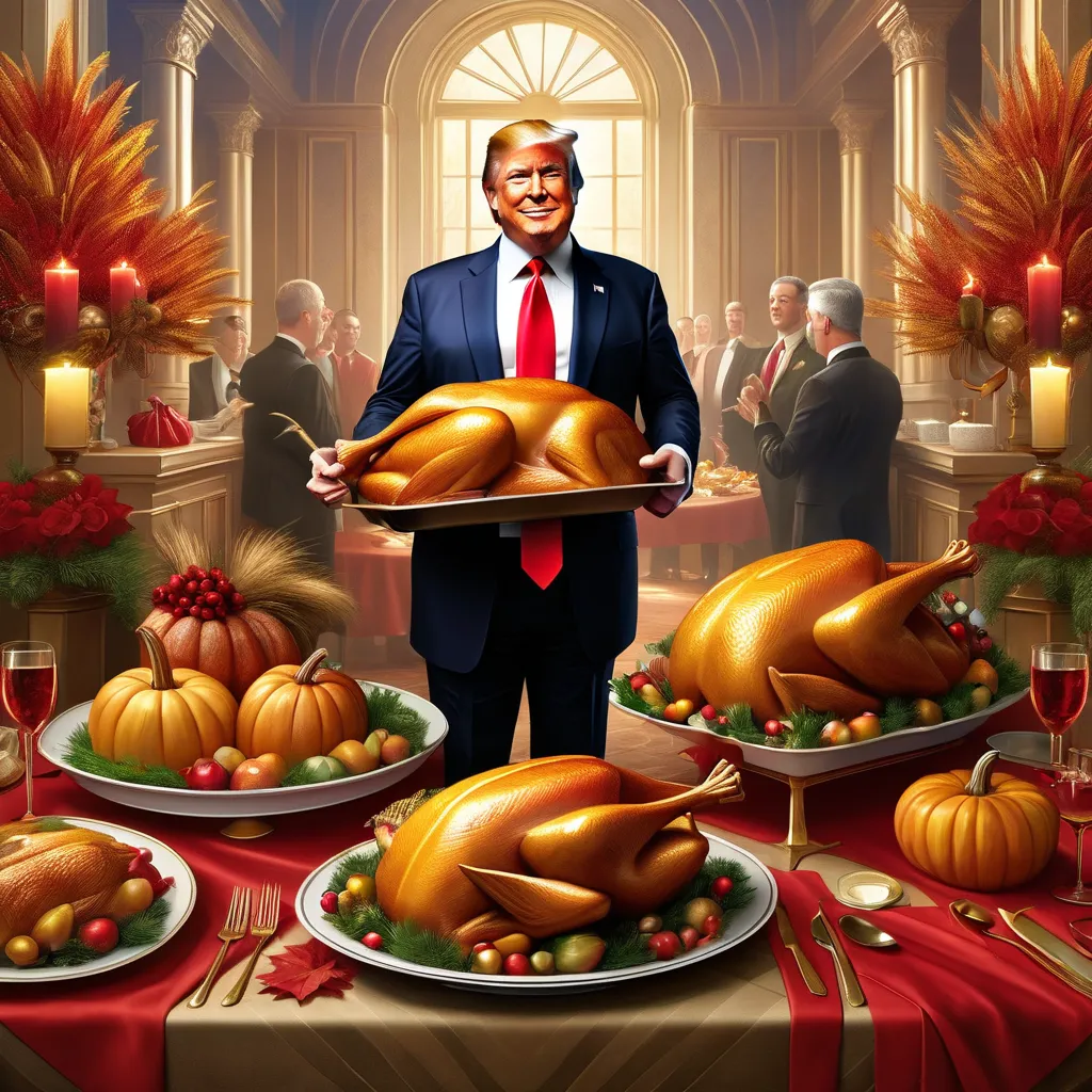 Donald Trump Winner Winner Turkey Dinner PNG, Trump