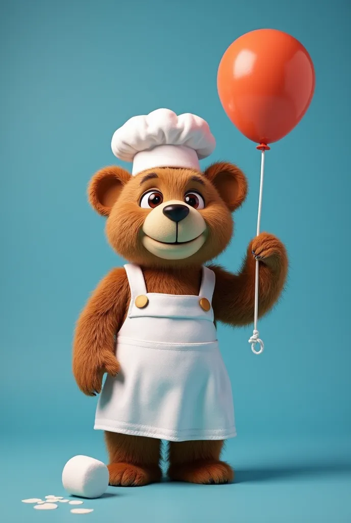 Make a mish(similar to Rami from ratatouille), Symphony of the Department of Writing Technologies. to her hands so that this bear is wearing a chef's hat and some cook paraphernalia. You can add a balloon. Let her have a ball in one hand, into another mars...